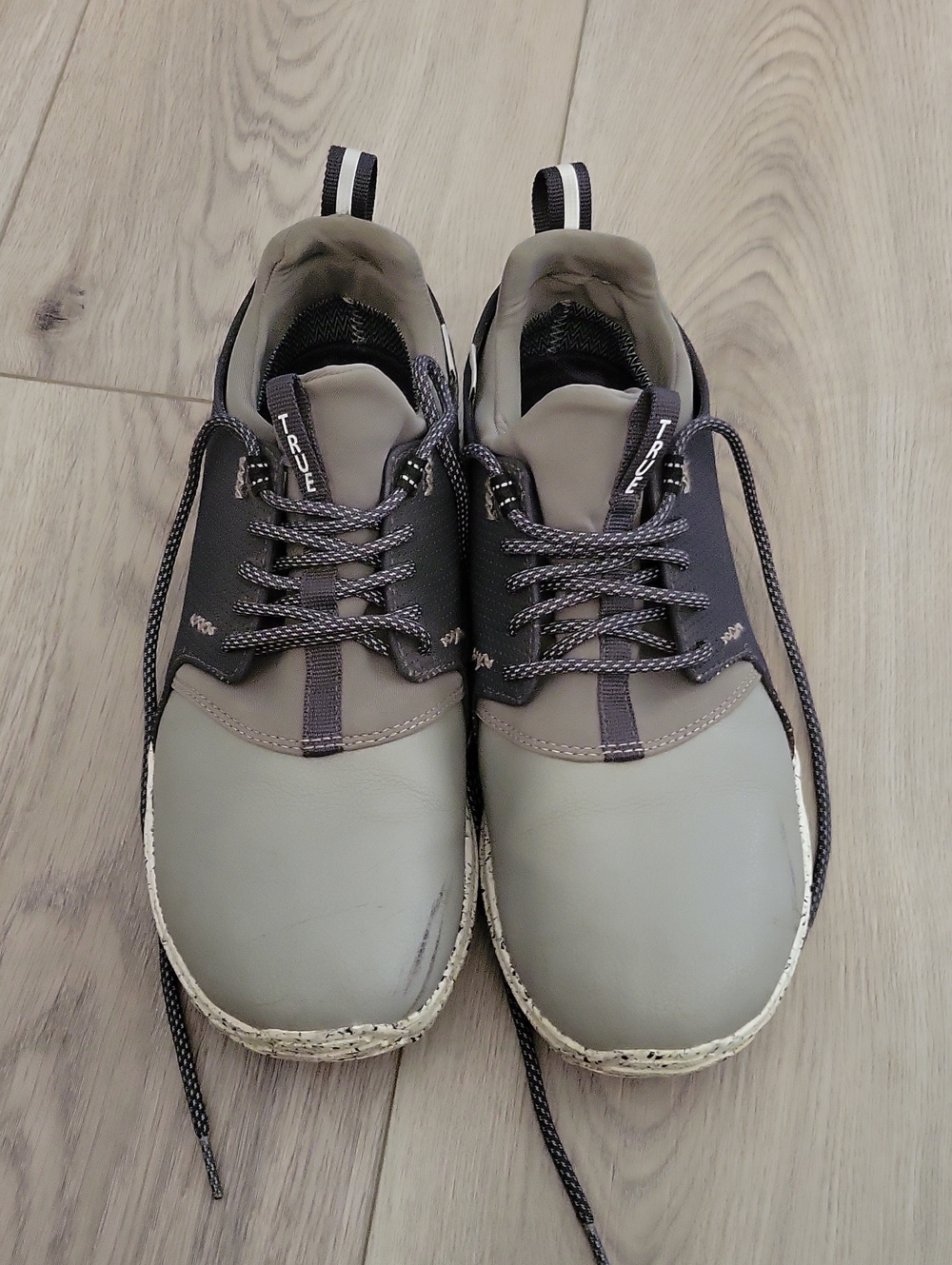 TRUE Grey Men's Athletic Sneakers